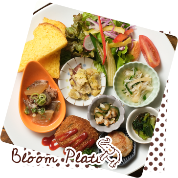 今月のBloomプレートランチ