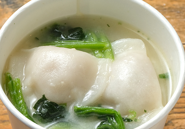 白湯スープ水餃子2個入り